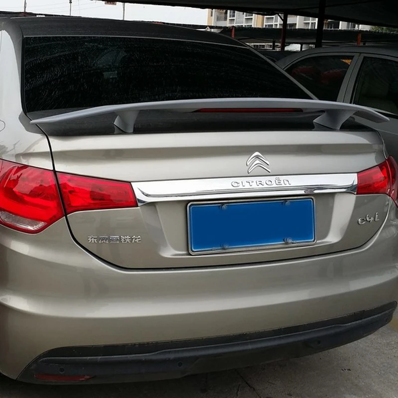 Спойлер для Citroen C4L заднее крыло из АБС пластика грунтовка цветной задний спойлер