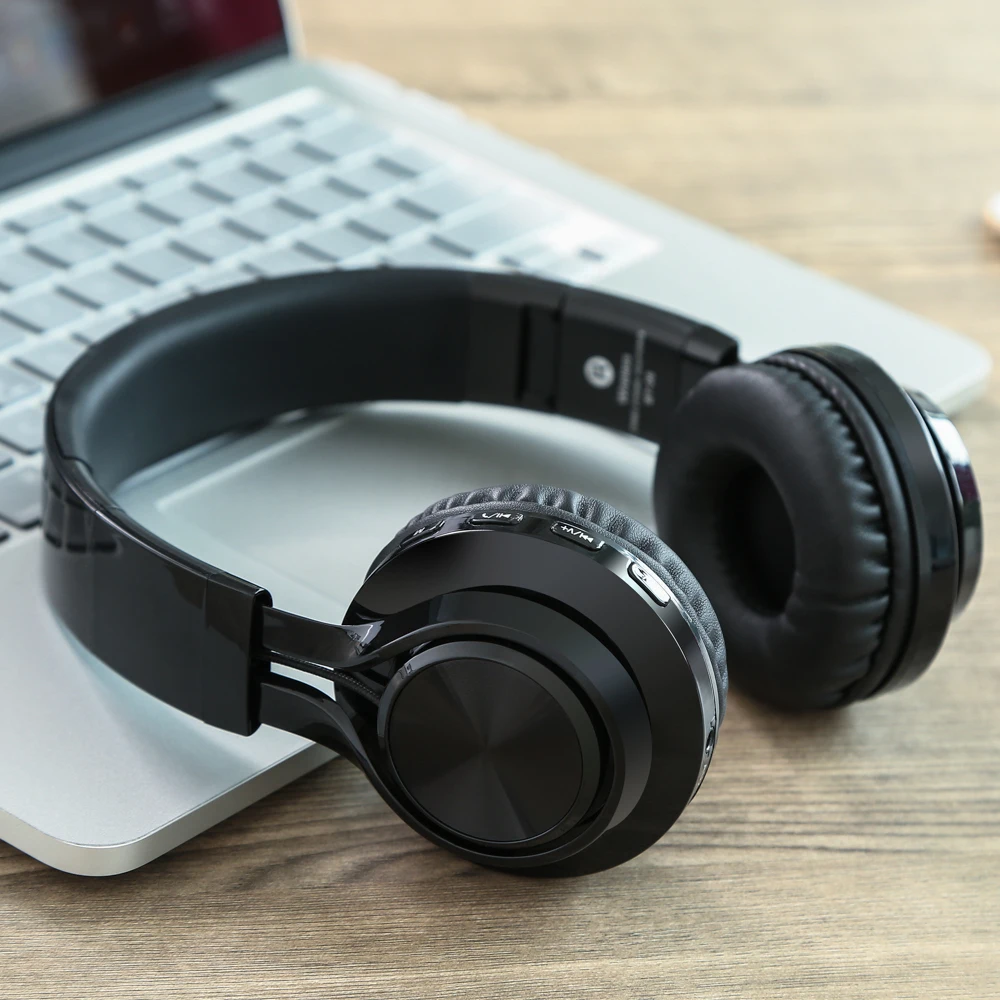 LONGET BT 06 Bluetooth наушники сверхушные складные беспроводные + проводное подключение 4