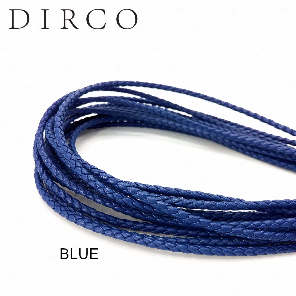 About the Fit 4mm 100Meters Genuine Braided Leather Cord Nappa Real Crafts Beading Accessories Jewelry Making Woven Rope | Украшения и