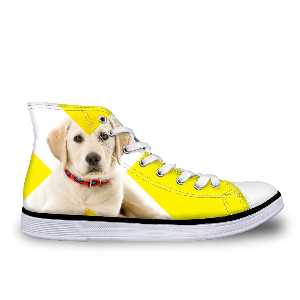 WHEREISART/Милая женская обувь на вулканизированной подошве с рисунком Лабрадора и