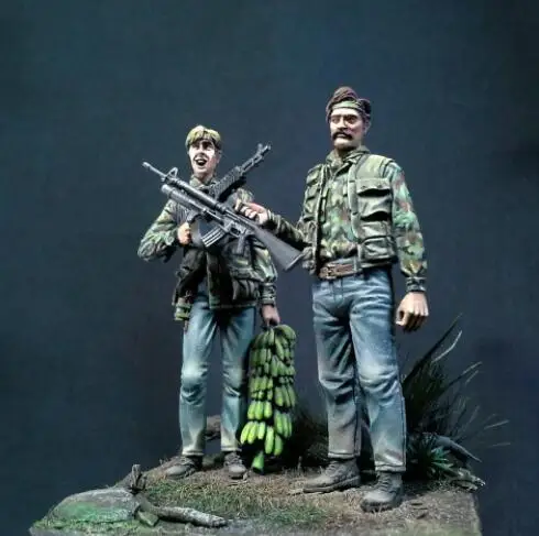 Новый несобранный морской котик США 1/35 (Вьетнамская война) не имеет базовой смолы