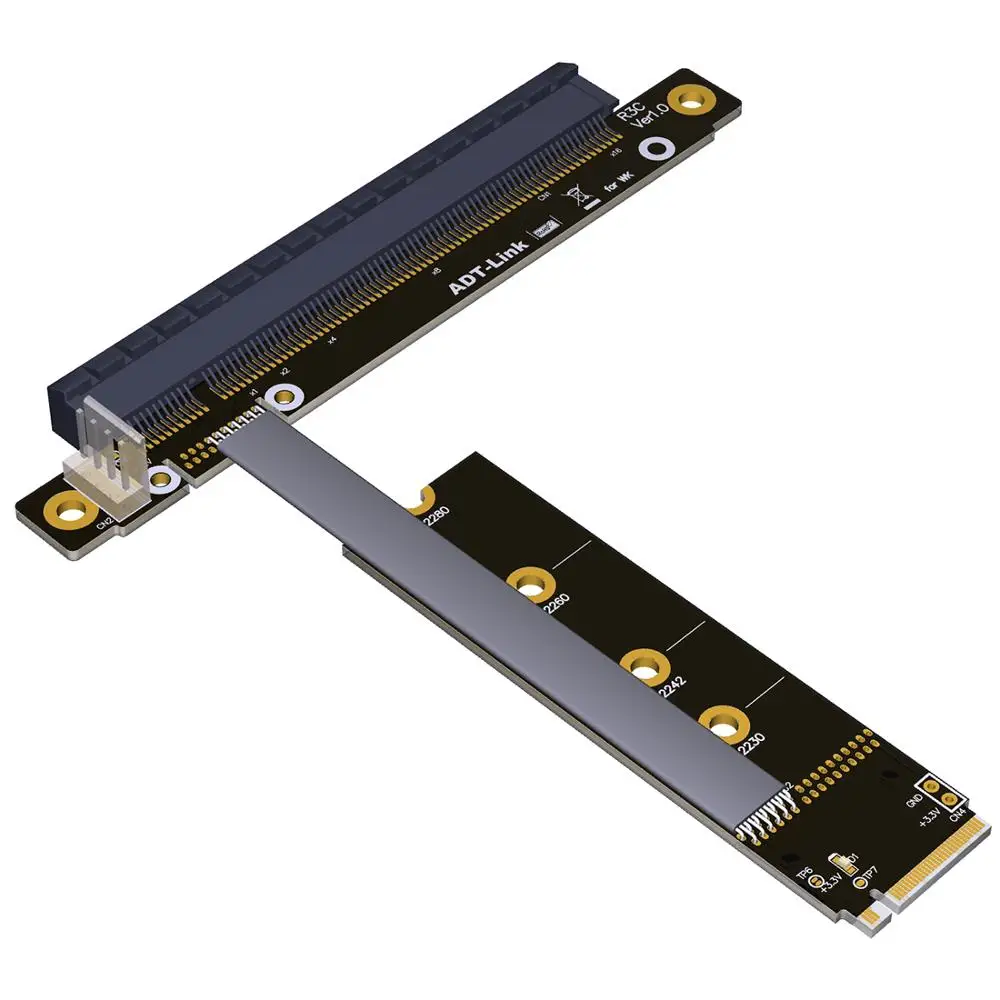 M.2 к PCIe 16x Riser X11050ti 1060ti 1080ti RX580 видеокарта расширитель M2 x16 PCI-e для NVIDIA AMD A N Card Btc Miner |