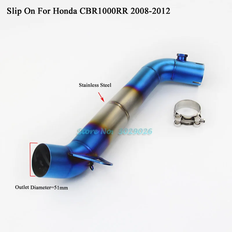 CBR1000RR коллектор без шнуровки для Honda CBR1000 RR 2008 2012 модифицированный глушитель
