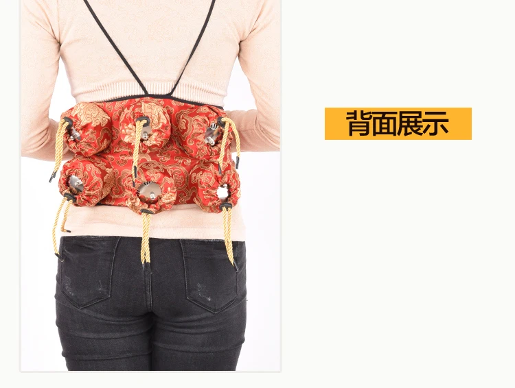

copper moxa utensils 6 tank waist support moxibustion box