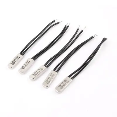 

5pcs 250V 5A Bimetal Temperature Control Switch Thermostat 60C N.C KSD9700