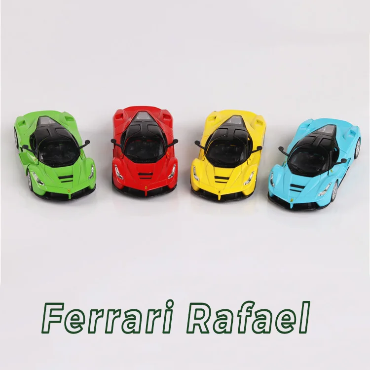 Масштаб Ferraris, модель автомобиля из 1:32 сплава, литой под давлением, звуковой светильник, дверная игрушка для детей, горячая игрушка, автомобиль, горячее колесо