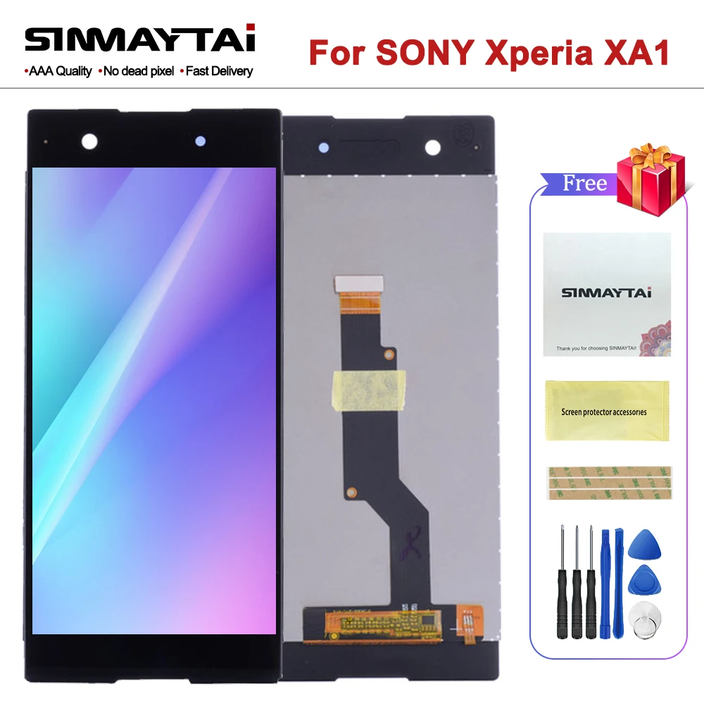 ЖК дисплей 5 0 дюйма для SONY Xperia XA1 сенсорный экран с рамкой G3116 G3121 G3123 G3125 G3112|Экраны