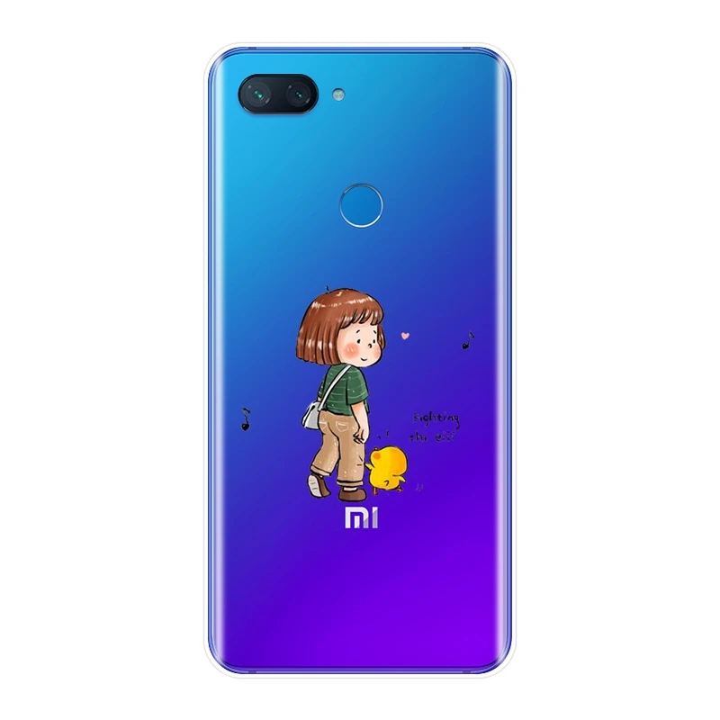 Чехол для телефона Xiaomi MI A1 A2 Lite Mi5 Mi6 Mi8 силиконовый чехол-накладка с мультяшным