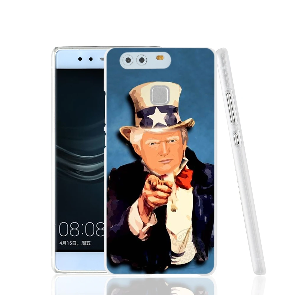 HAMEINUO Дональд Трамп глупая крышка чехол для телефона huawei Ascend P7 P8 P9 lite plus G8 G7 honor 5C