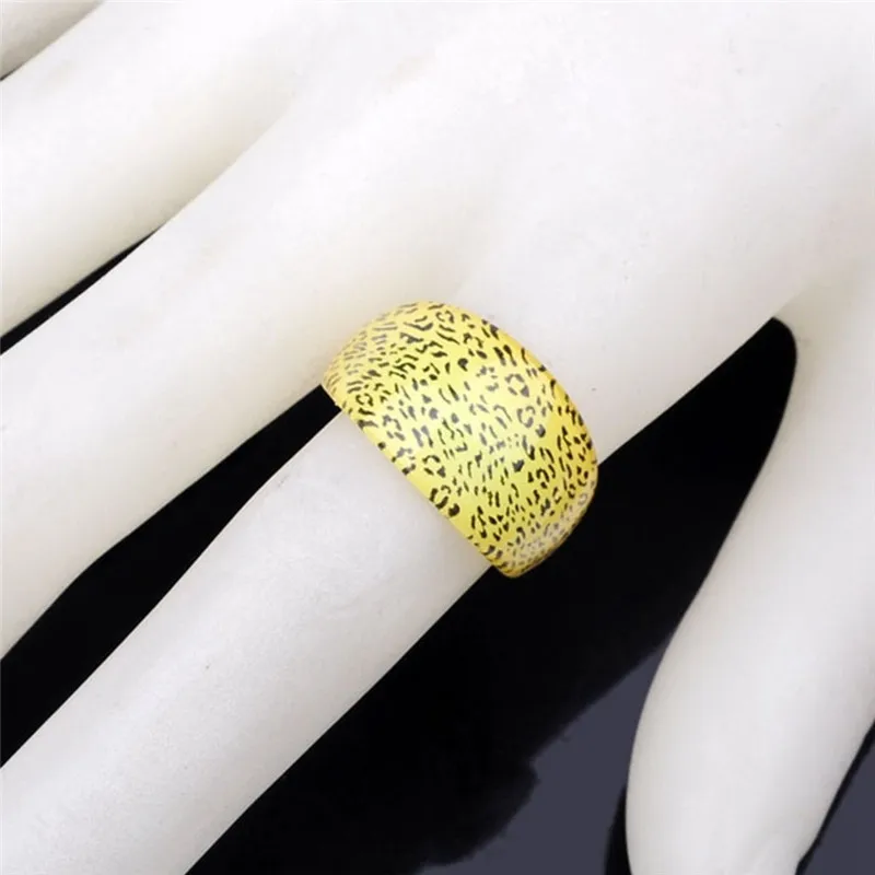 Wholesale Mixed 10Pcs/Lot Vintage Advance Resin Finger Rings for Women and Men - Unisex Fashion Charm Jewelry Gifts image 6