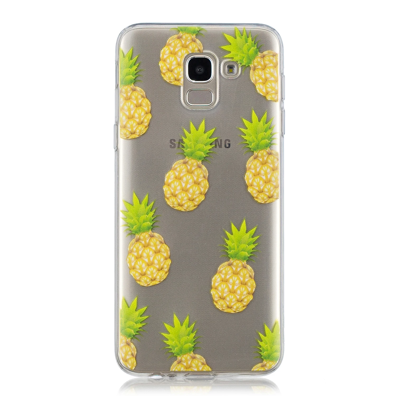 Case for Galaxy on 6 on6 silicon TPU soft Back Fundas cases Samsung J6 2018 5.6&quot cute cat pattern covers capa shell |