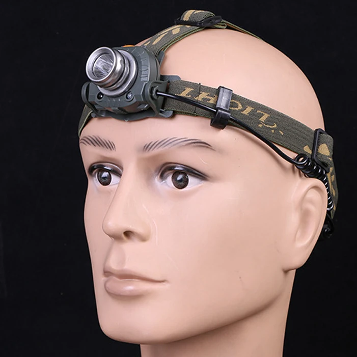 Night Fishing IR Sensor Led Headlamp 18650 Battery 3W 240 Lumens Head Lamp Motion Sensing Zoomable Hoofdlamp Outdoor Camping | Освещение