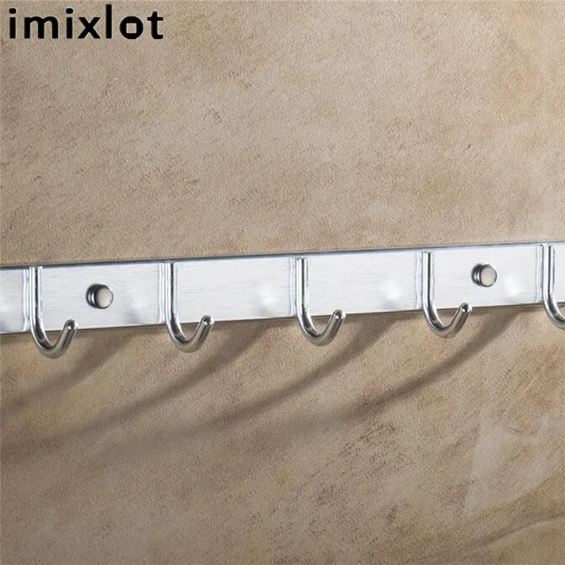 

Imixlot Strong Wall Rack Kitchen Storage Holder Wall Hook Kitchen Organizer Bathroom Home Decor Accessory