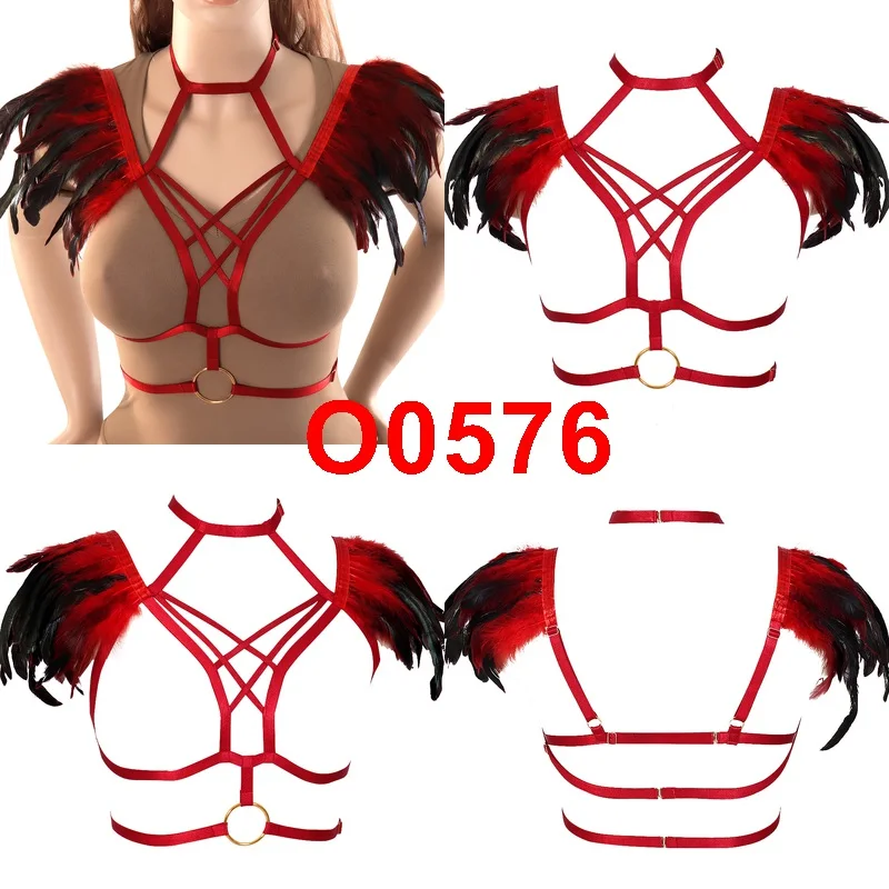 Кисточкой жгут бюстгальтер топ клетка Сексуальные Женщины Strappy Подвязки Пояс Связывание талии клетчатые чулки с подтяжками размера плюс Готический фестивальный рейв
