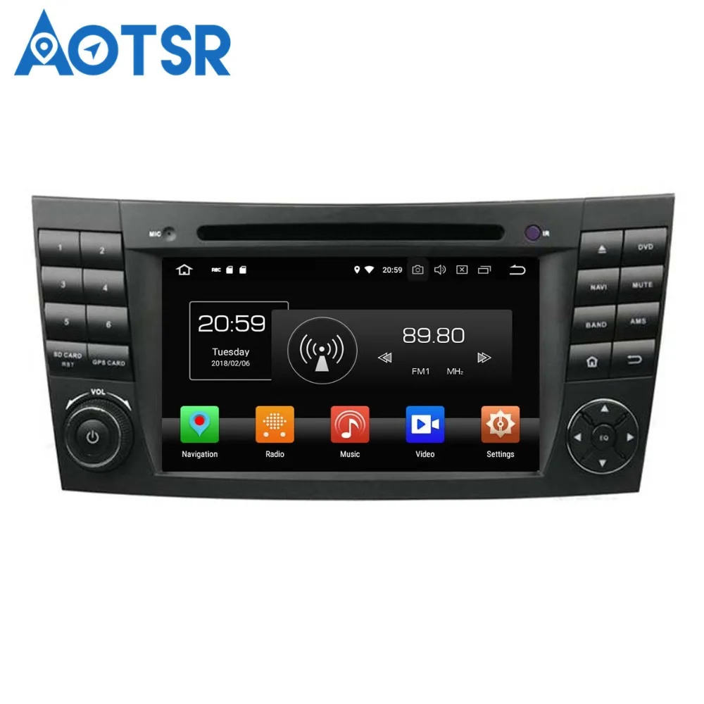 Aotsr Android 7 1/GPS навигатор Автомобильный без DVD плеера для Benz E class CLS G Мультимедийный
