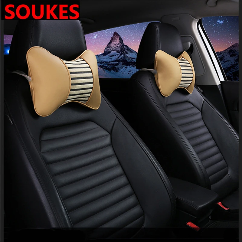 2 шт. новая подушка для шеи сиденья автомобиля с эффектом памяти Bmw E46 E90 E60 E39 E36 F30 Lada