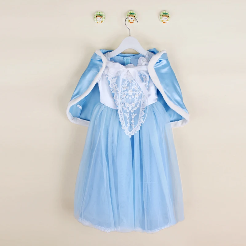 Новинка 2018 зимнее платье для девочек детское красное с капюшоном платья