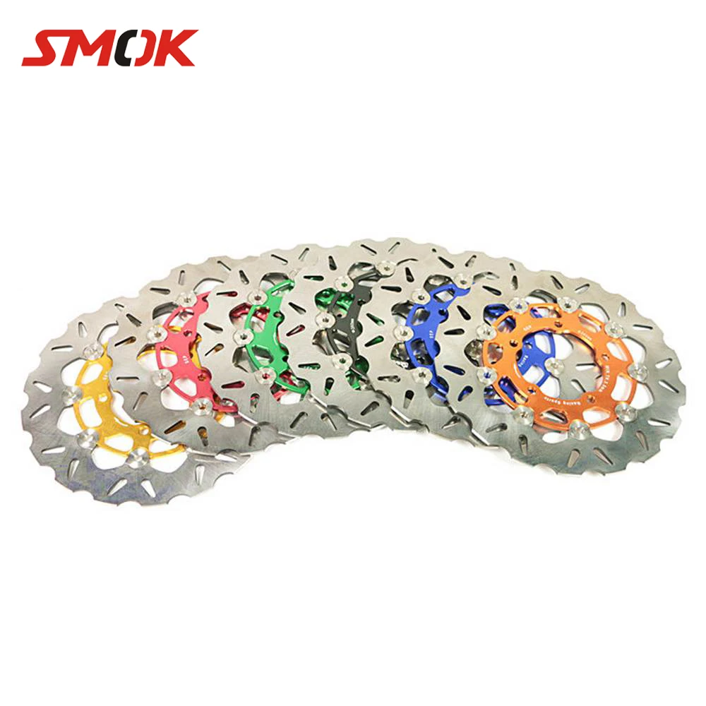 

SMOK Motorcycle Scooter 260mm Stainless Steel Front Brake Rotor Floating Disc Adapter Bracket For Yamaha BWS X 125 Cygnus 125
