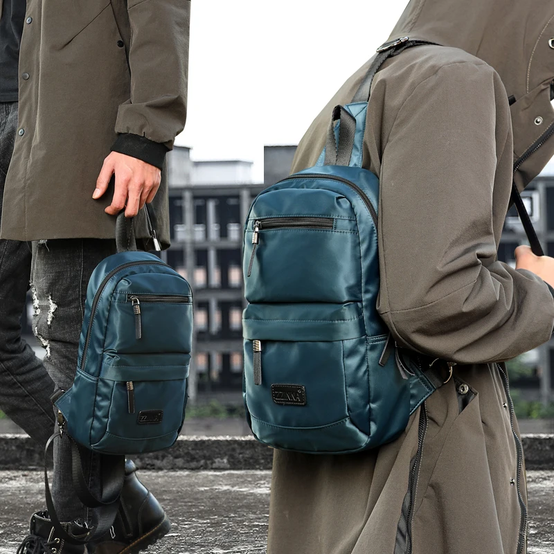 Men's Crossbody Bags Multi-Function Chest pack Messenger Bag Waterproof Shoulder Female Sports Diagonal Package New 2019 |