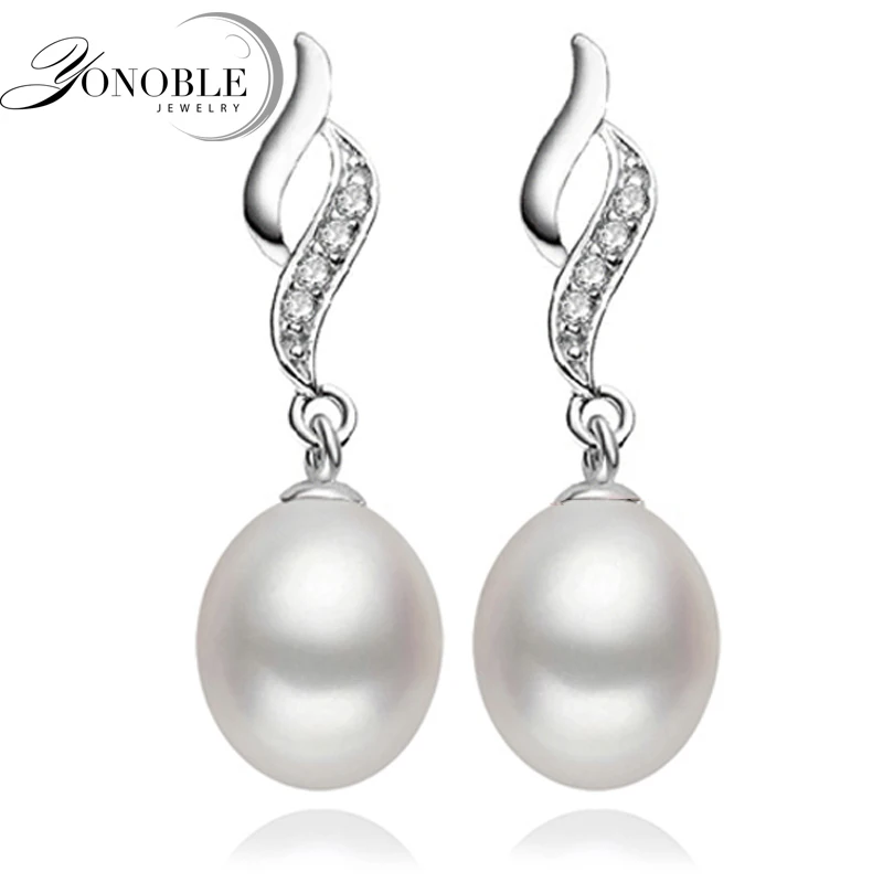Серьги из серебра 925 пробы с натуральным пресноводным жемчугом|earrings funky|earring