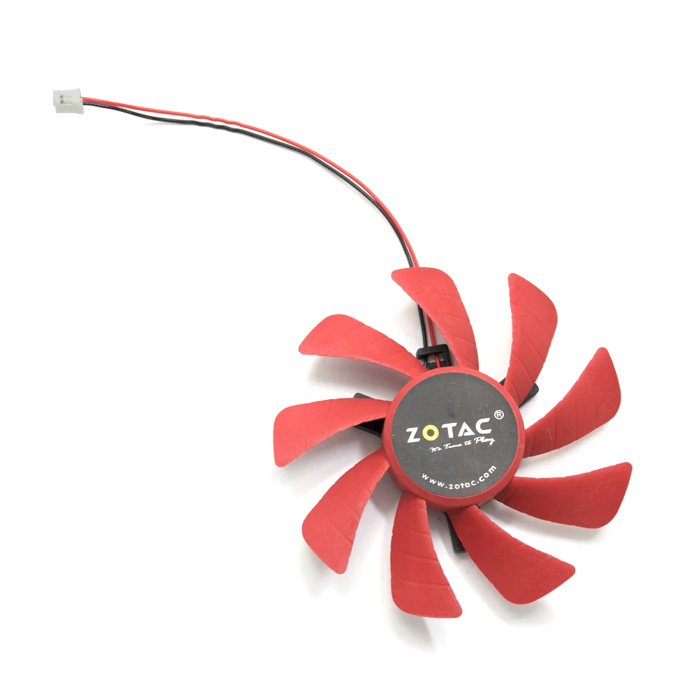 85 мм T129215SH 2PIN GTX 1050 Мини кулер вентилятор Замена для ZOTAC GeForce GTX 1050 MINI 2GB GeForce GTX 1050 Ti Mini 4GB карты