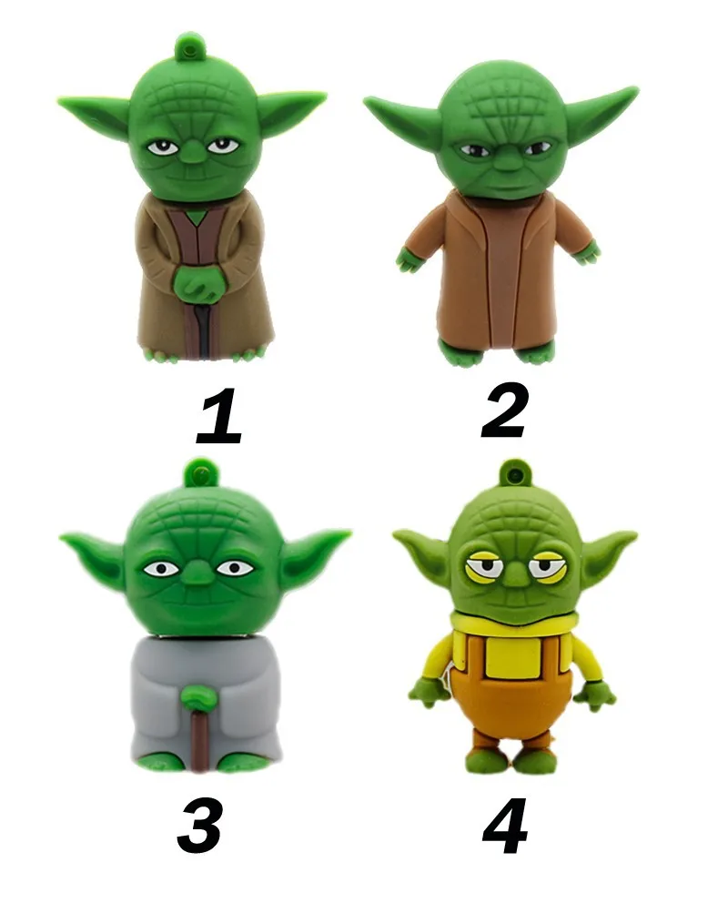 Amthin Флешка Yoda 4g 16g 32g Star Wars Master U диск usb флэш-накопитель 8g флешдрайвер