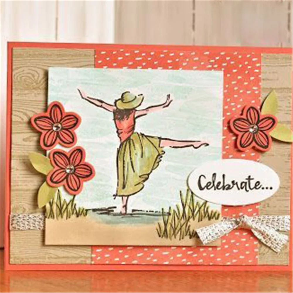 Металлические Вырубные штампы XLDesign вырезанные танцевальные девушки альбом для