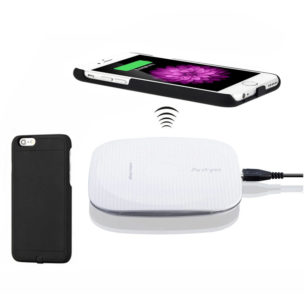 Беспроводное зарядное устройство Qi для iPhone 6/6 S/6 Plus/6 S Plus + задняя крышка телефона с