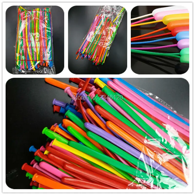 Дешевые латексные Разноцветные длинные воздушные шары 200 шт./лот) для дня