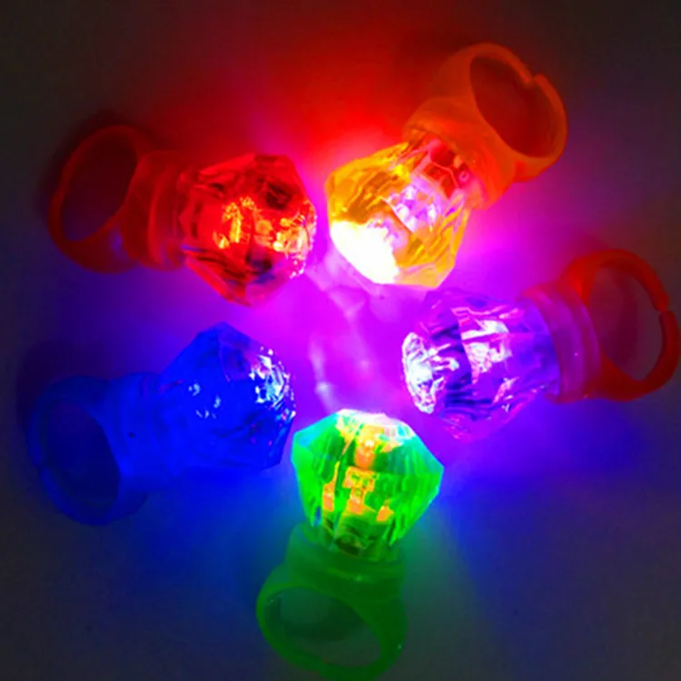 5 шт./лот светящееся кольцо со стразами светящиеся игрушки|led glow toys|led light toysflash toy |