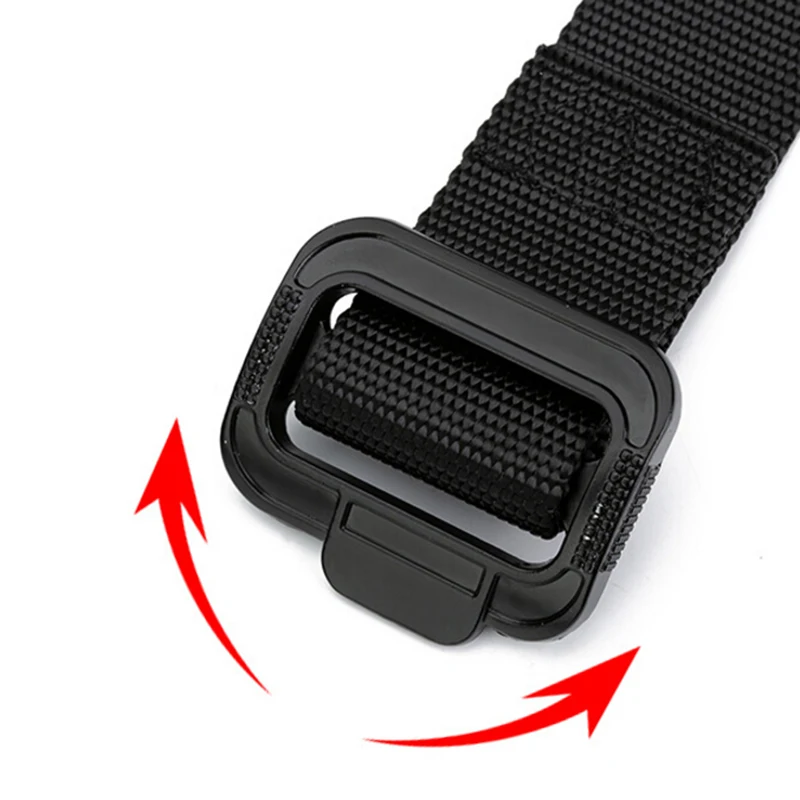 

Casual Elastic Nylon Black Belt Long Waist Belt Military Equipment Army Belt Men Tactical Designer Canvas Belts For Jeans Pants
