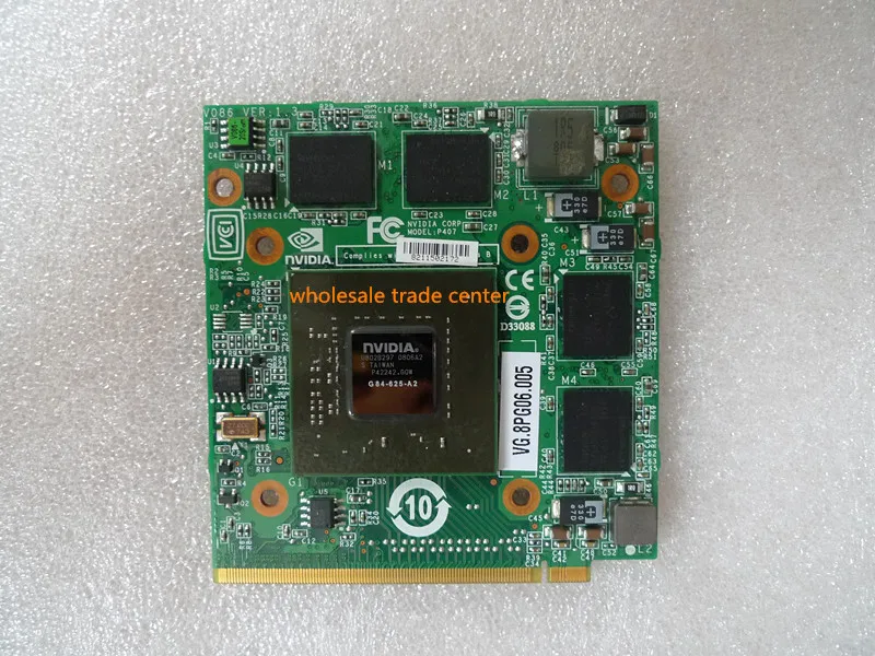 Видеокарта nVidia GeForce 9500 9500M GS 512MB MXM II DDR2 G84-625-A2 для ноутбука acer Aspire 5920G 7720G 8920G 5720G