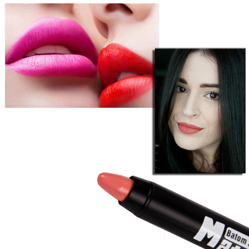 MISS ROSE Pen губная помада сексуальная красота водостойкая стойкий порошковый