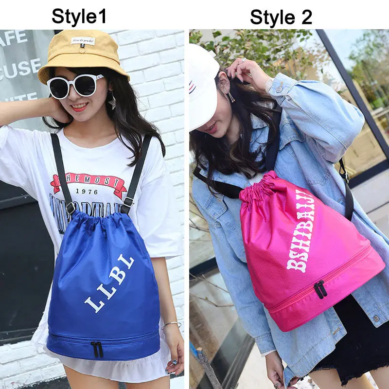 

Drawstring Waterproof Swimming Backpack Dry Wet Bag Camping Sports Bags Travel Pool Beach Swimsuit Rucksack For Shoes XA460WA