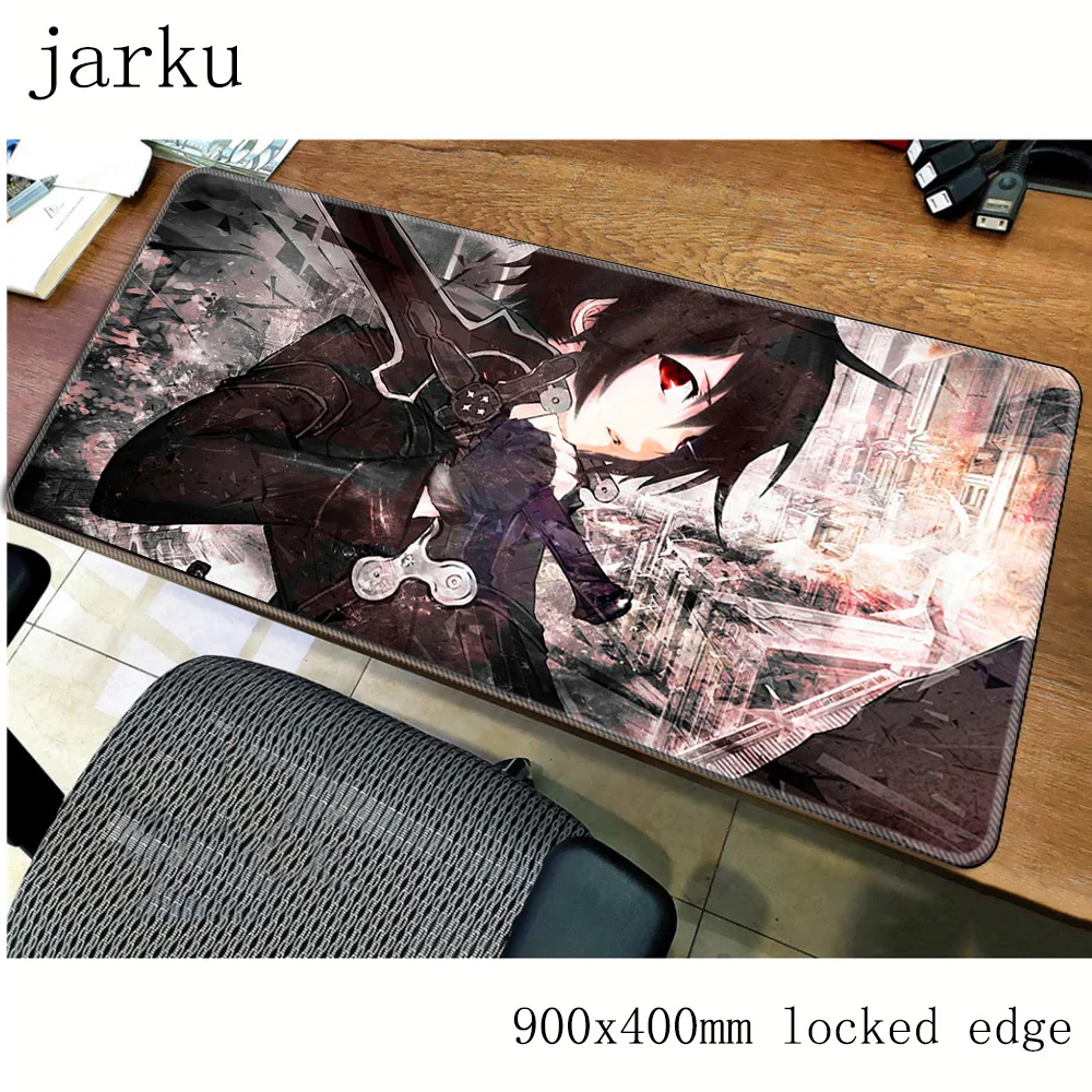 

Sword Art Online mousepad gamer 900x400X3MM gaming mouse pad Personality notebook pc accessories laptop padmouse ergonomic mat