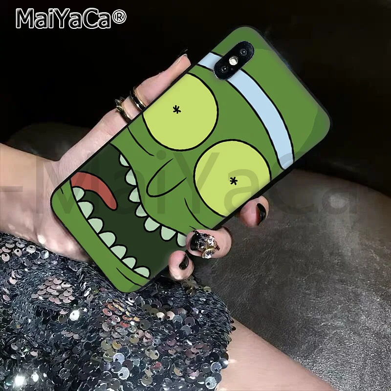 MaiYaCa Мягкий ТПУ силиконовый роскошный телефон мультфильм мариновка Рик и Морти для Apple iPhone11 pro 7 8 66S Plus X XS MAX 55S SE XR