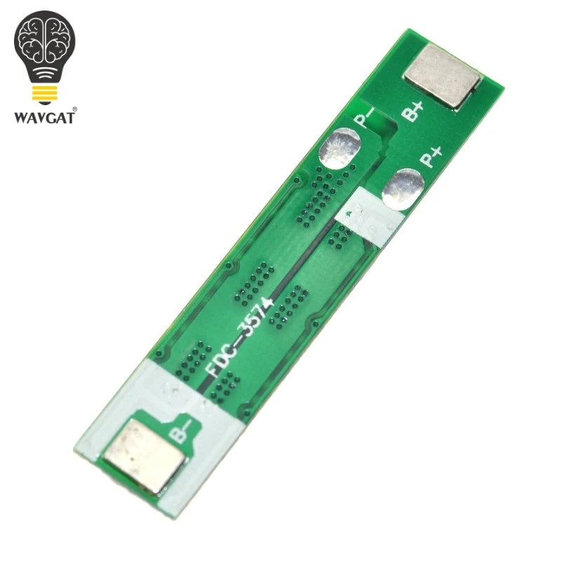 Защитная плата WAVGAT 1S 15A li ion BMS PCM для литиево ионных батарей 18650|Интегральные схемы|