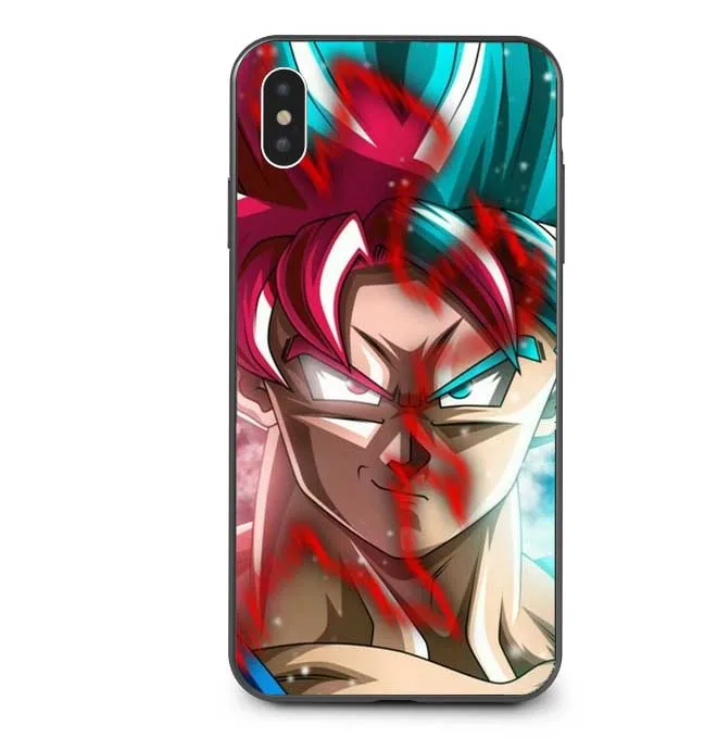 TPU Dragon Ball z goku DragonBall Coque Shell чехол для телефона черный мягкий чехол для iPhone X 7 8 Plus 6 6s Plus 5 5S SE XS MAX XR XS - Цвет: TPU