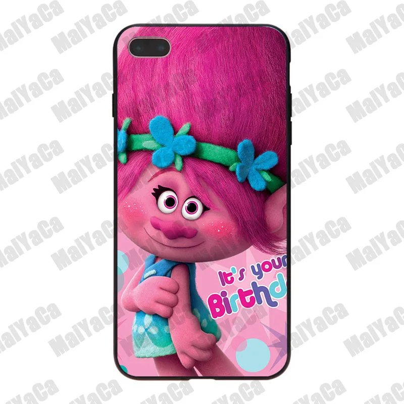 Чехол для телефона MaiYaCa Trolls Poppy Diy с красочным принтом из ТПУ iPhone 8 7 6 6S Plus X 10 5 5S SE 5C |