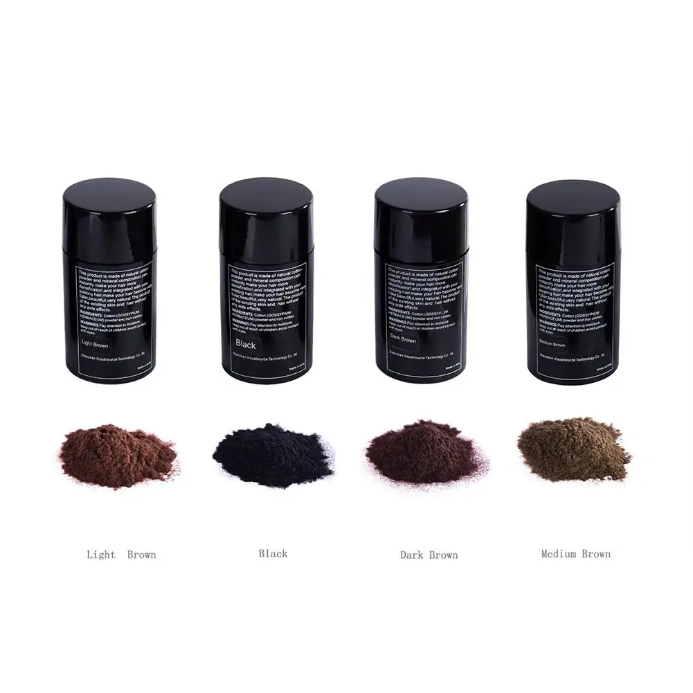 Пушистая тонкая пудра для волос увеличивает объем волокно роста растение против