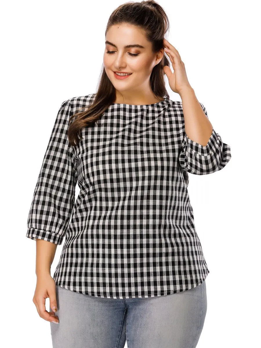 Новые летние женские топы и блузки рубашка туника мода 2018 большие размеры 5xl 6xl