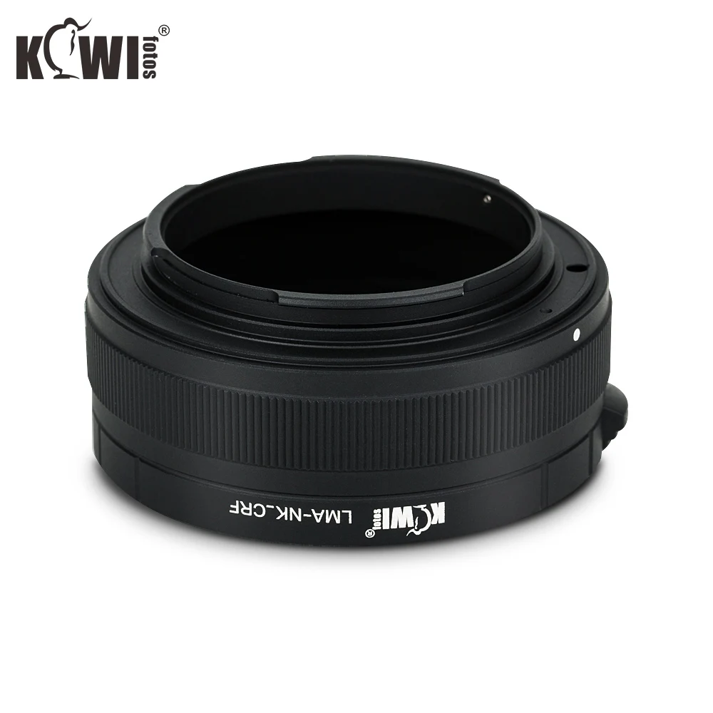 KIWIFOTOS LMA-NK_CRF Крепление объектива адаптер для Nikon F крепление для объективов Canon RF крепление корпуса из алюминиевого сплава+ латунь