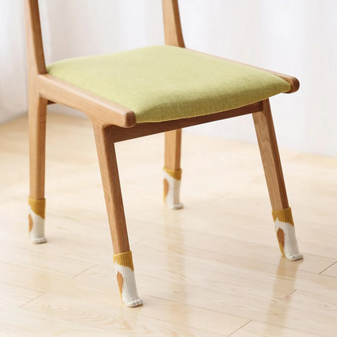 

Thick knit table and chair leg cover stool foot cover floor protection chair foot pad Leg Furniture Wool Knitting Cover Chai
