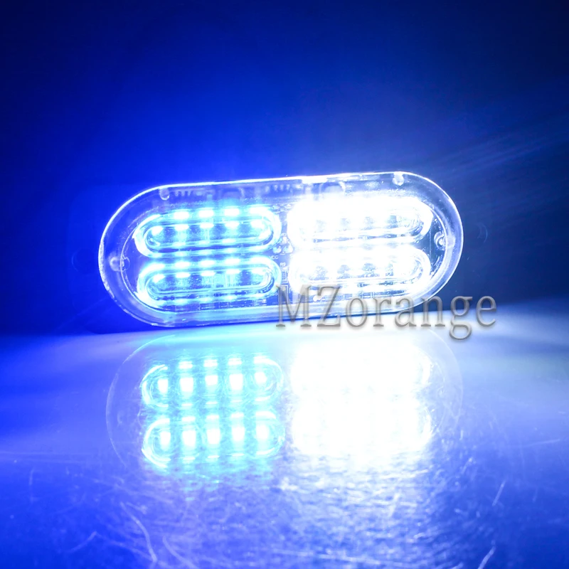 MZORANGE1PCS ультра-тонком высоком Мощность Водонепроницаемый 12 V-24 V 20 светодиодный автомобиль грузовик, можно использовать при аварийной ситуации Strobe Предупреждение сигнальные полицейские светильник красный