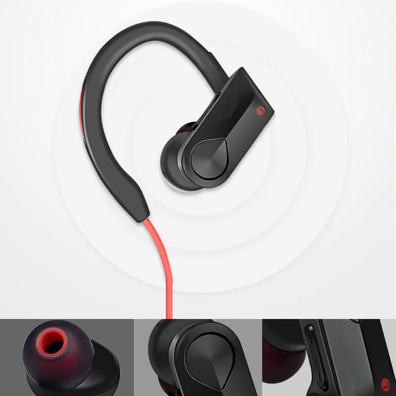 Новый Беспроводные Наушники Зимний Спорт Bluetooth-гарнитура для Наушников Аэробика