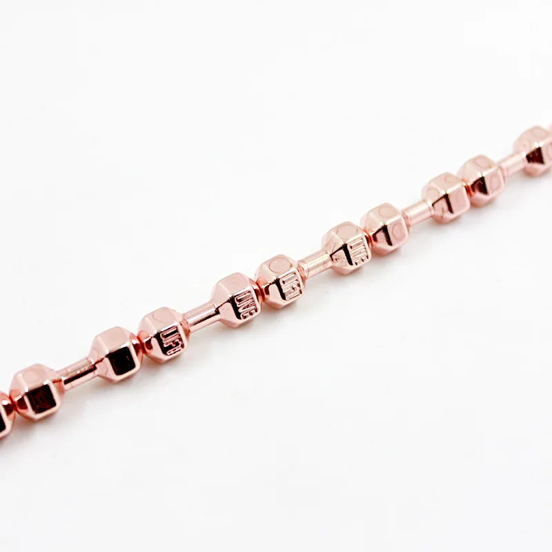 1 нитка/партия розовое золото покрытый колокольчиком свободные бусины живой