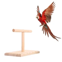 bird toy office wooden bird stand bite toy springboard parrot toys pigeon supplies bird cage