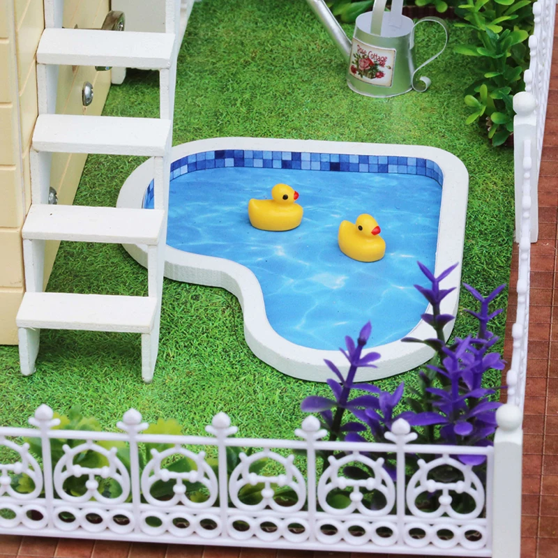 Кукольный домик CUTEBEE миниатюрный кукольный сделай сам деревянная мебель для дома