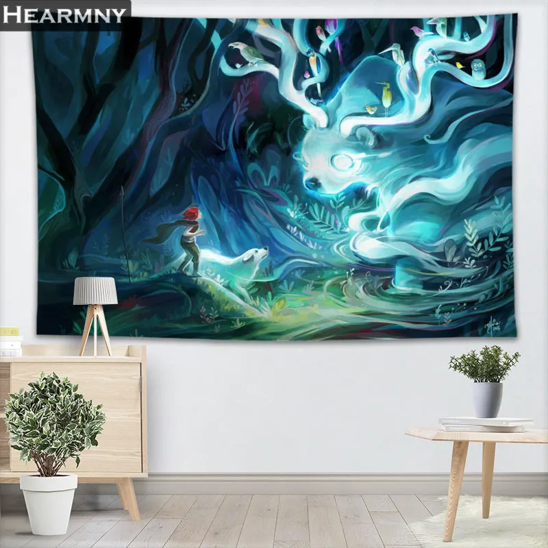 Гобелен HEARMNY Dragon Настенный декор гобелен для украшения дома туристический спальный коврик - Цвет: 9