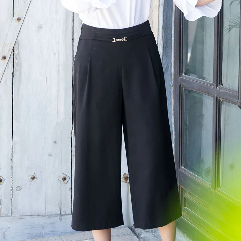 YERAD 2019 весенние модные широкие брюки свободная повседневная женская одежда Длина